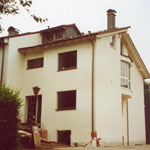 Erweiterung eines Reihenendhauses